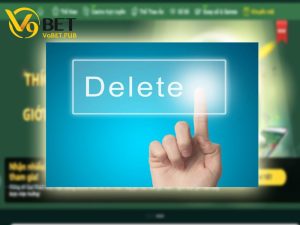 xóa tài khoản v9bet